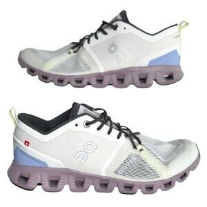 NWOT On Running Womens Cloud X 3 Shift White Heron Trainers Size 7.5